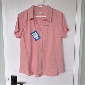 Columbia button sun shirt